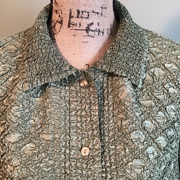 Lou Nardi Crinkled Blouse One Size Fits Most OFFERS WELCOME! - Picture 5 of 8